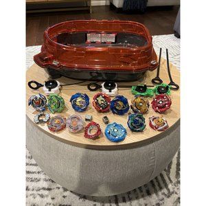 Beyblade Mixed Lot Pieces TOMY Hasbro Fusion Burst Turbo w/ Arena